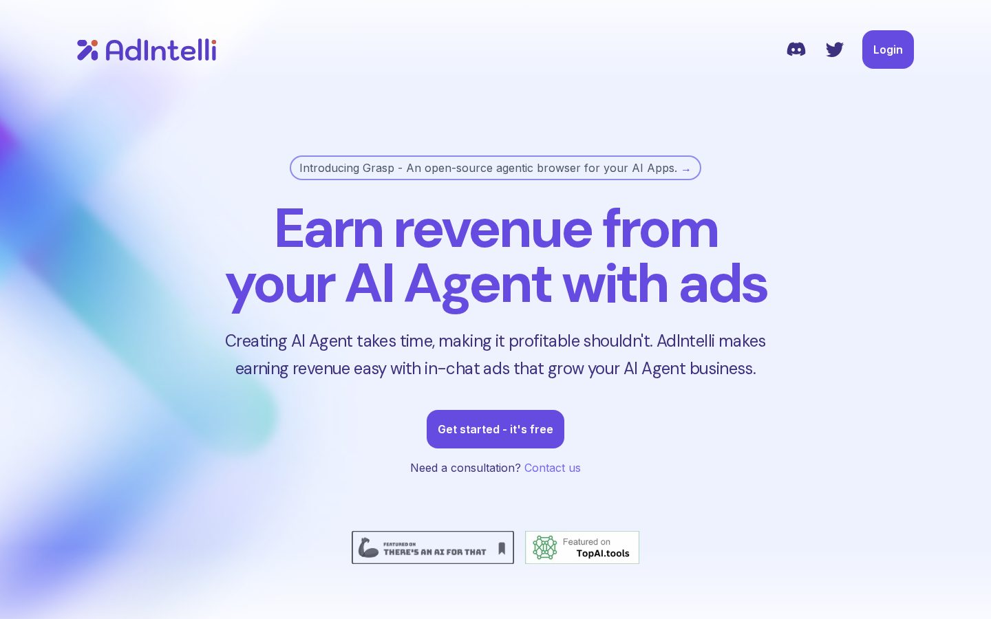 AdIntelli Homepage