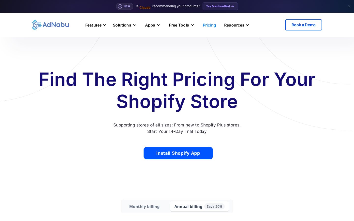 AdNabu Pricing