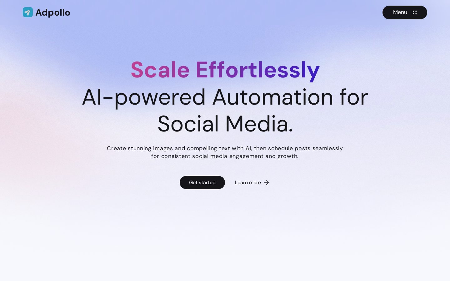 Adpollo Homepage