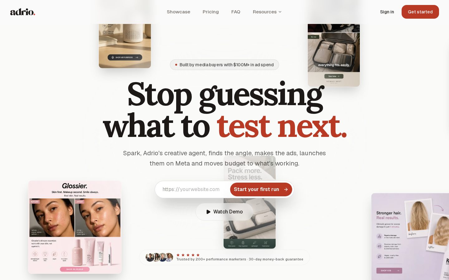 Adrio Homepage