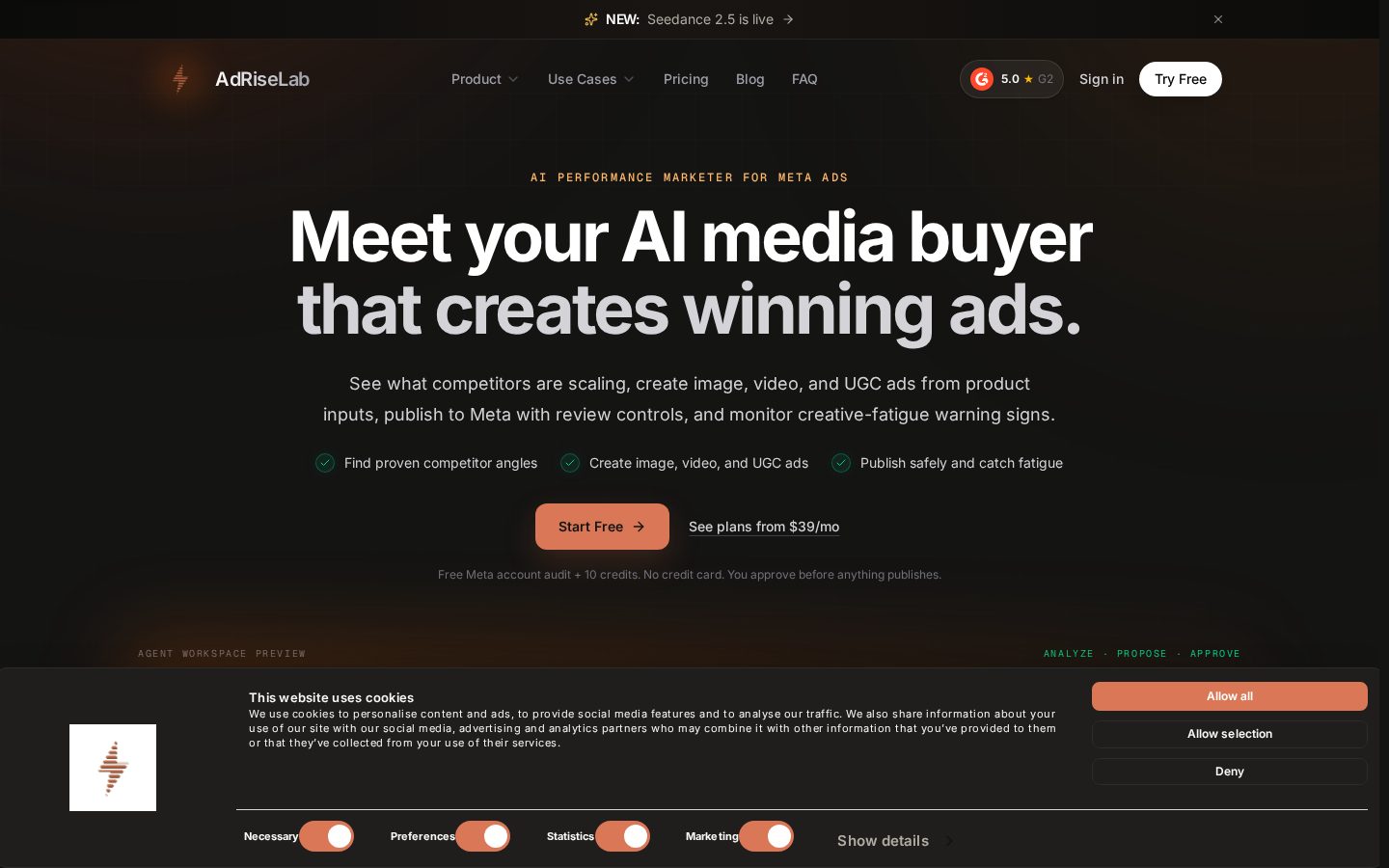 AdRiseLab Homepage