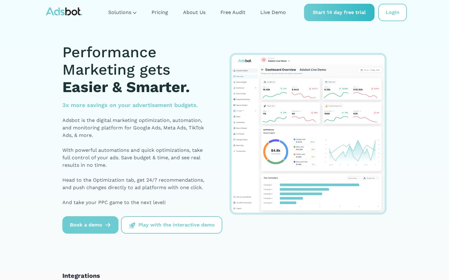 Adsbot Homepage