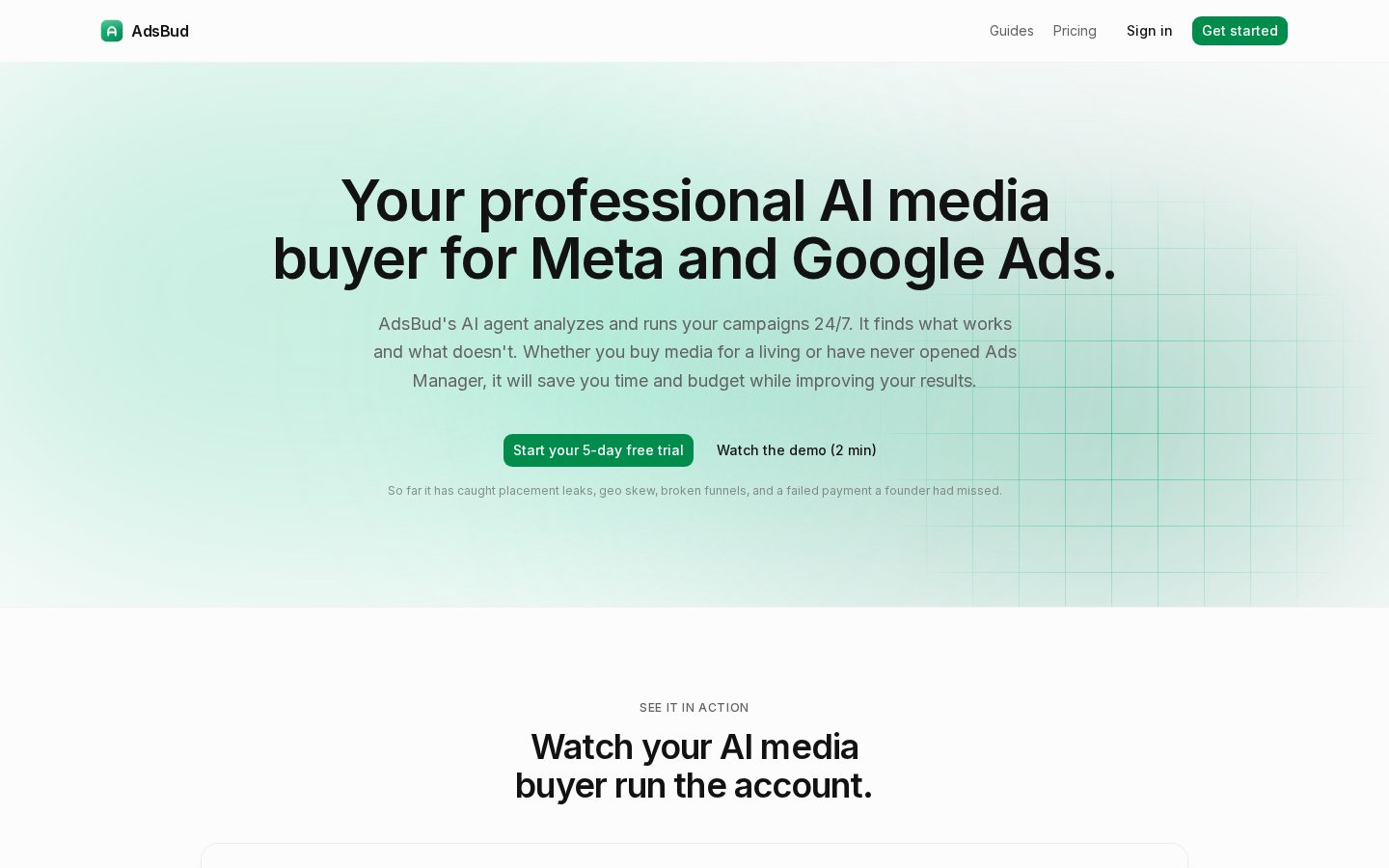 AdsBud Homepage
