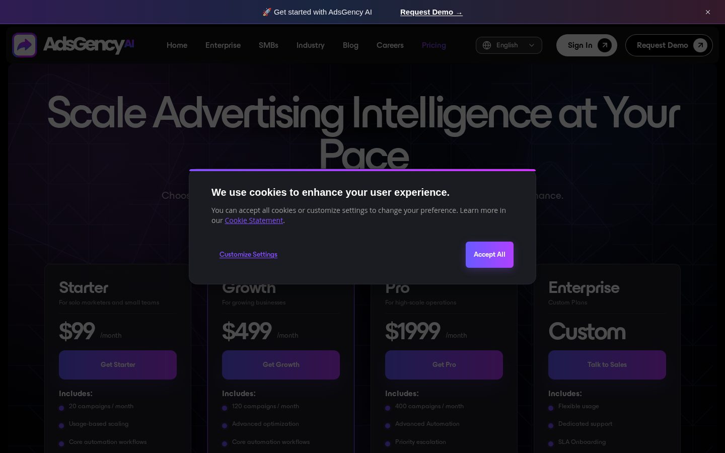 AdsGency AI Pricing