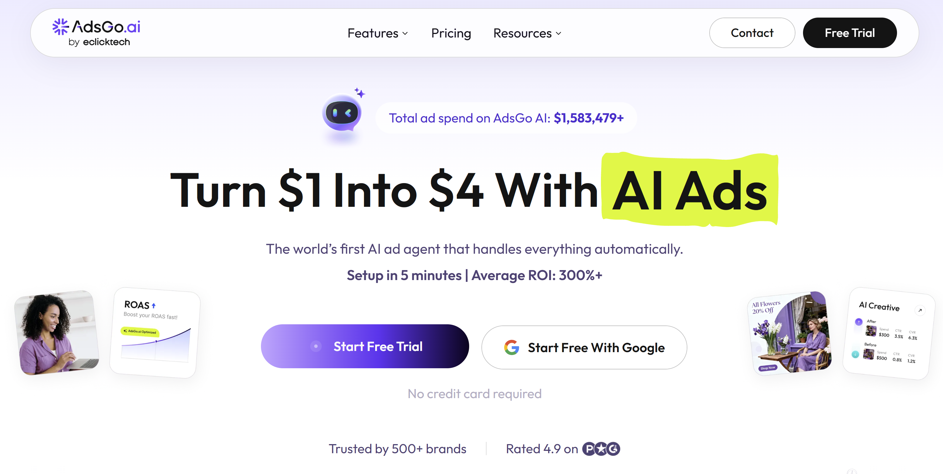 Homepage screenshot