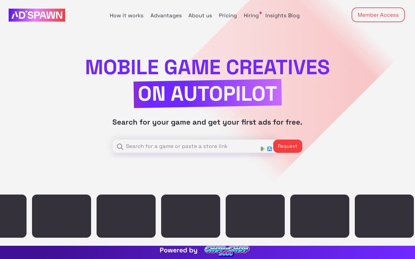 AdSpawn Homepage