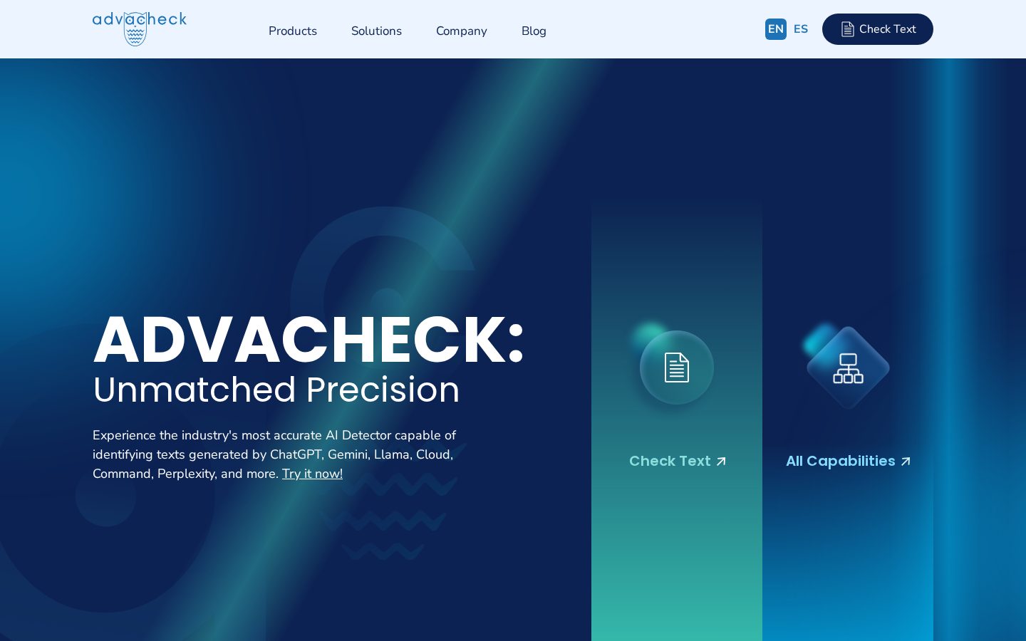 Advacheck Homepage