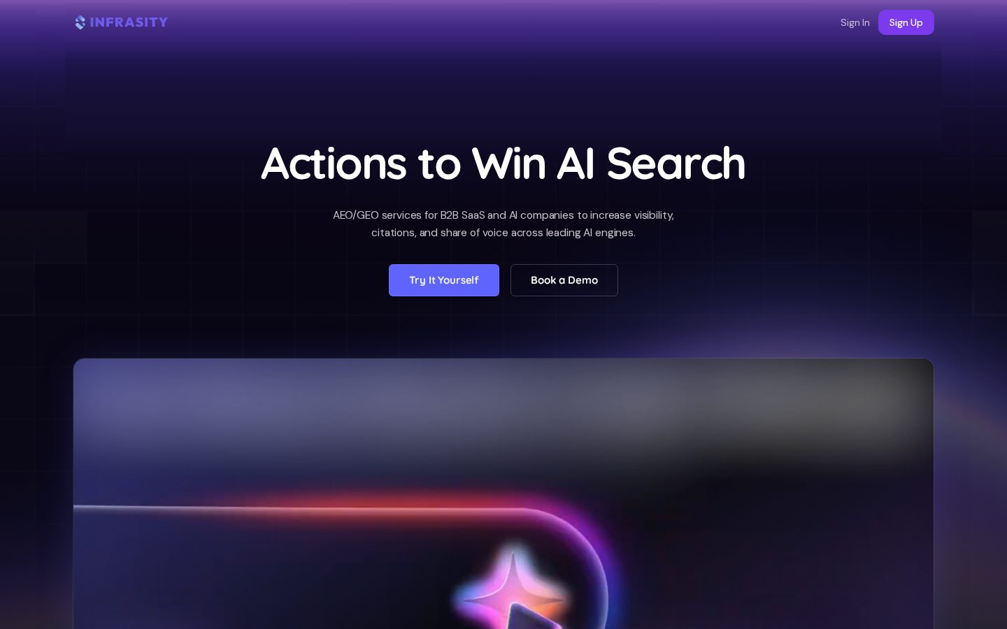 AEO GEO Analyzer Homepage