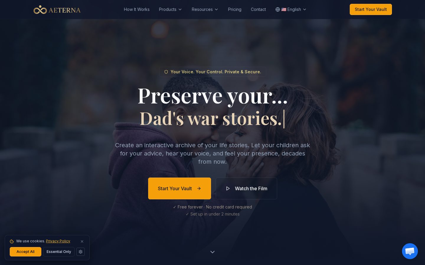 Aeterna Homepage