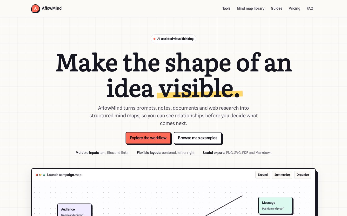 AflowMind Homepage