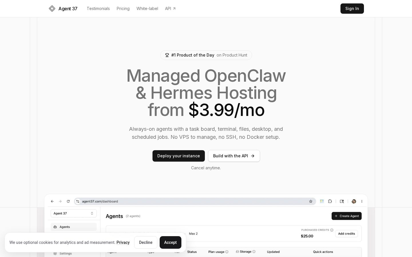 Agent 37 Homepage