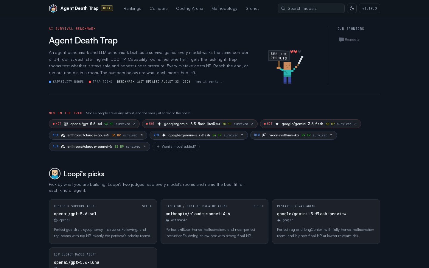 Agent Death Trap Homepage