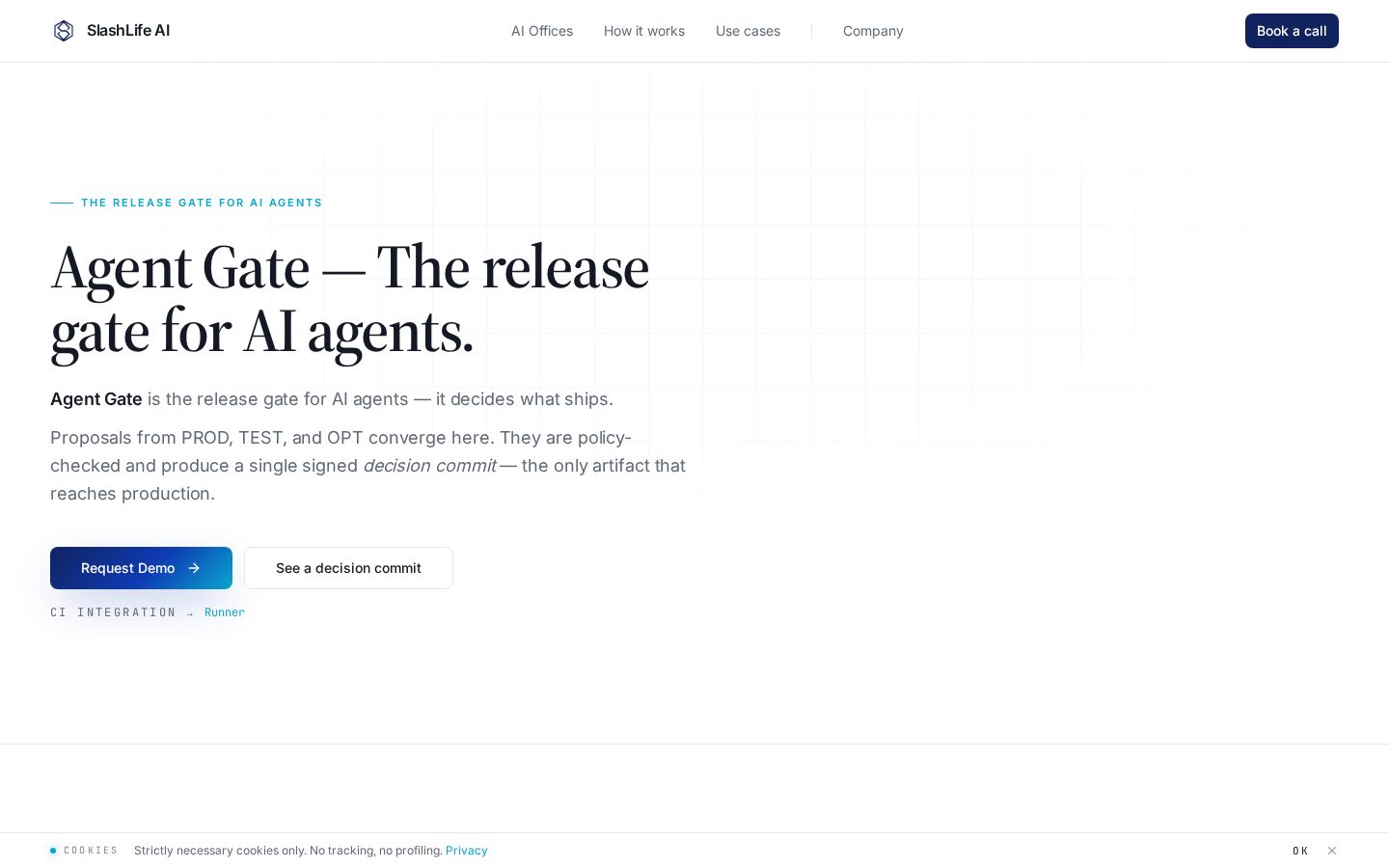 Agent Gate Homepage