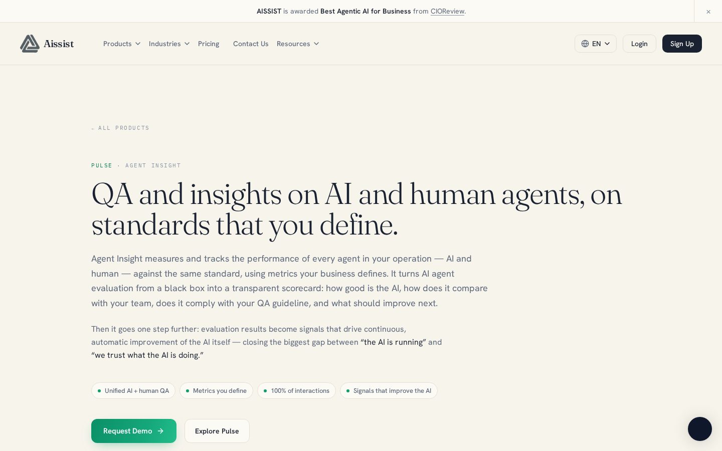 Agent Insight Homepage
