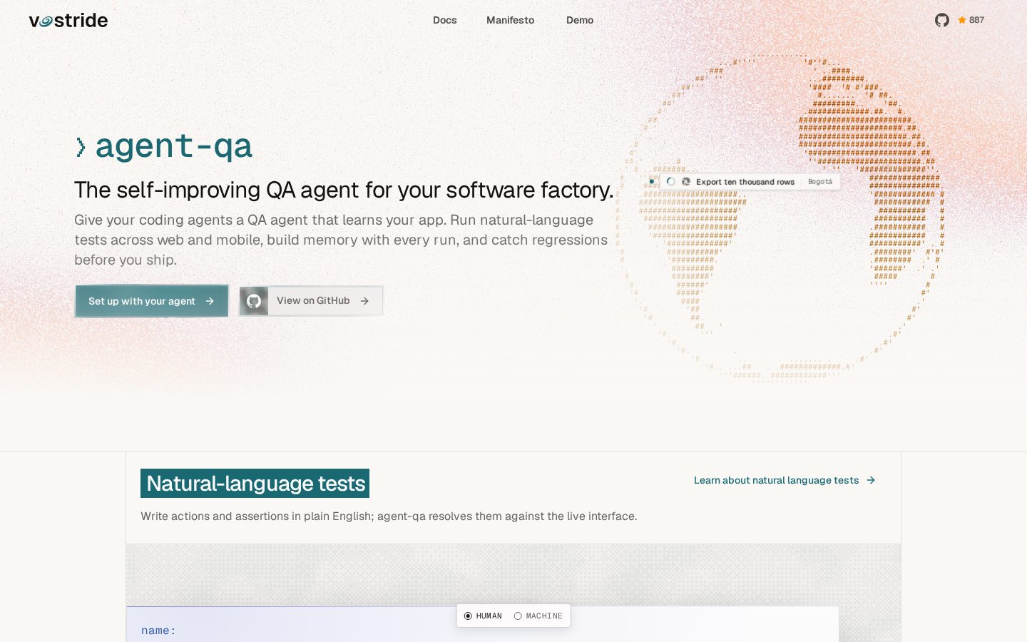 agent-qa Homepage
