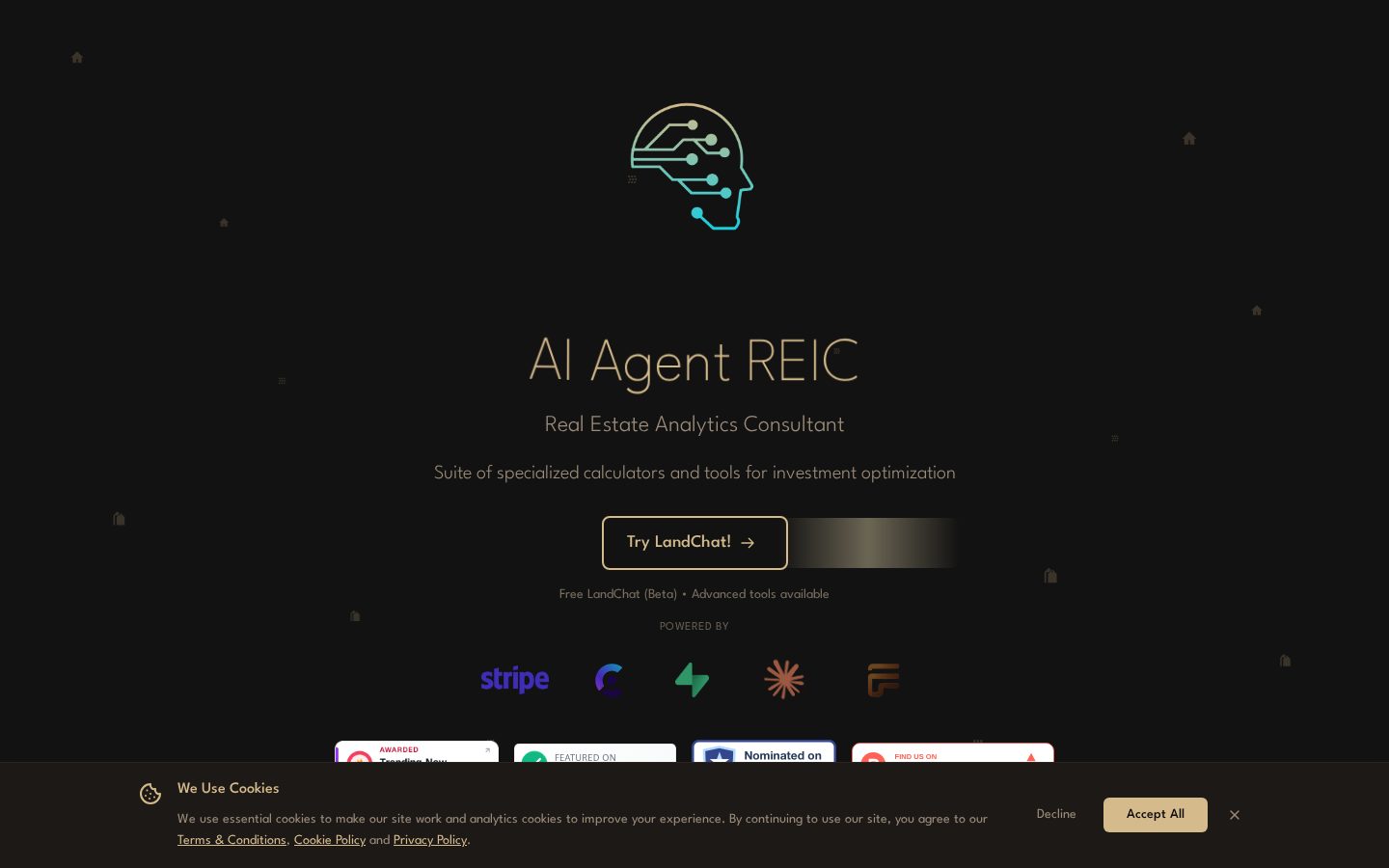 Agent REIC Homepage