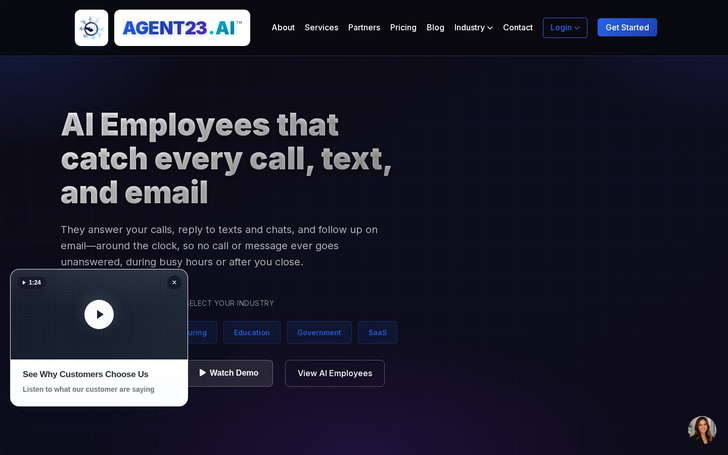 Agent23.AI Homepage