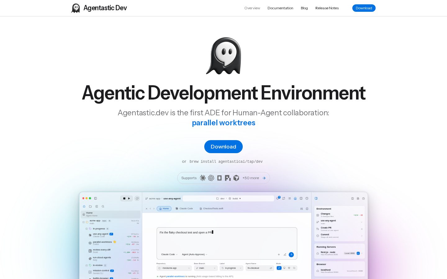 Agentastic.Dev Homepage