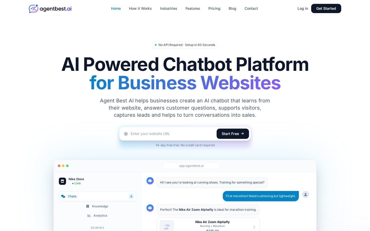 AgentBest.ai Homepage