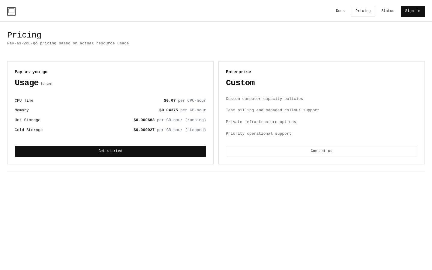 AgentComputer AI Pricing