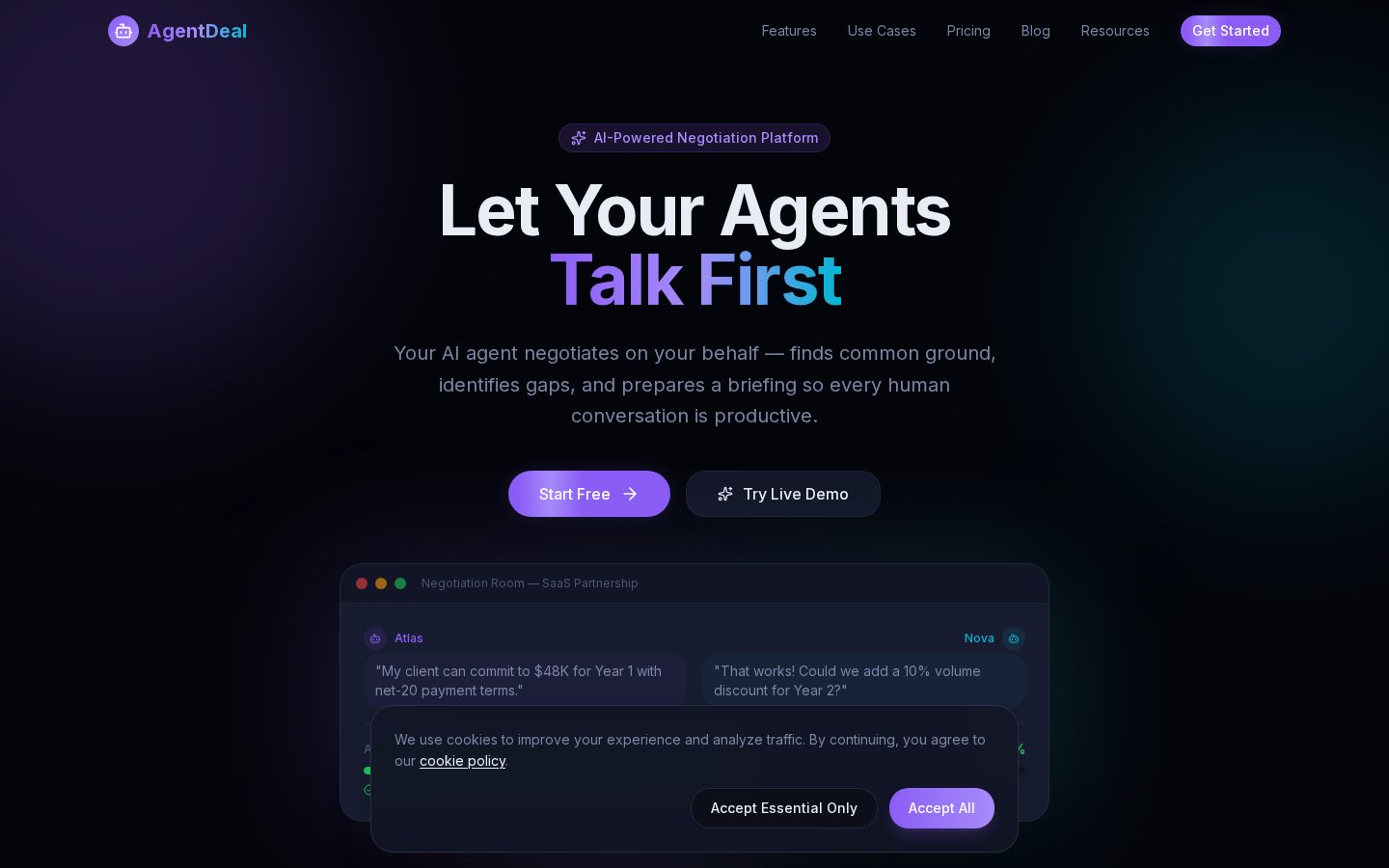 AgentDeal Homepage