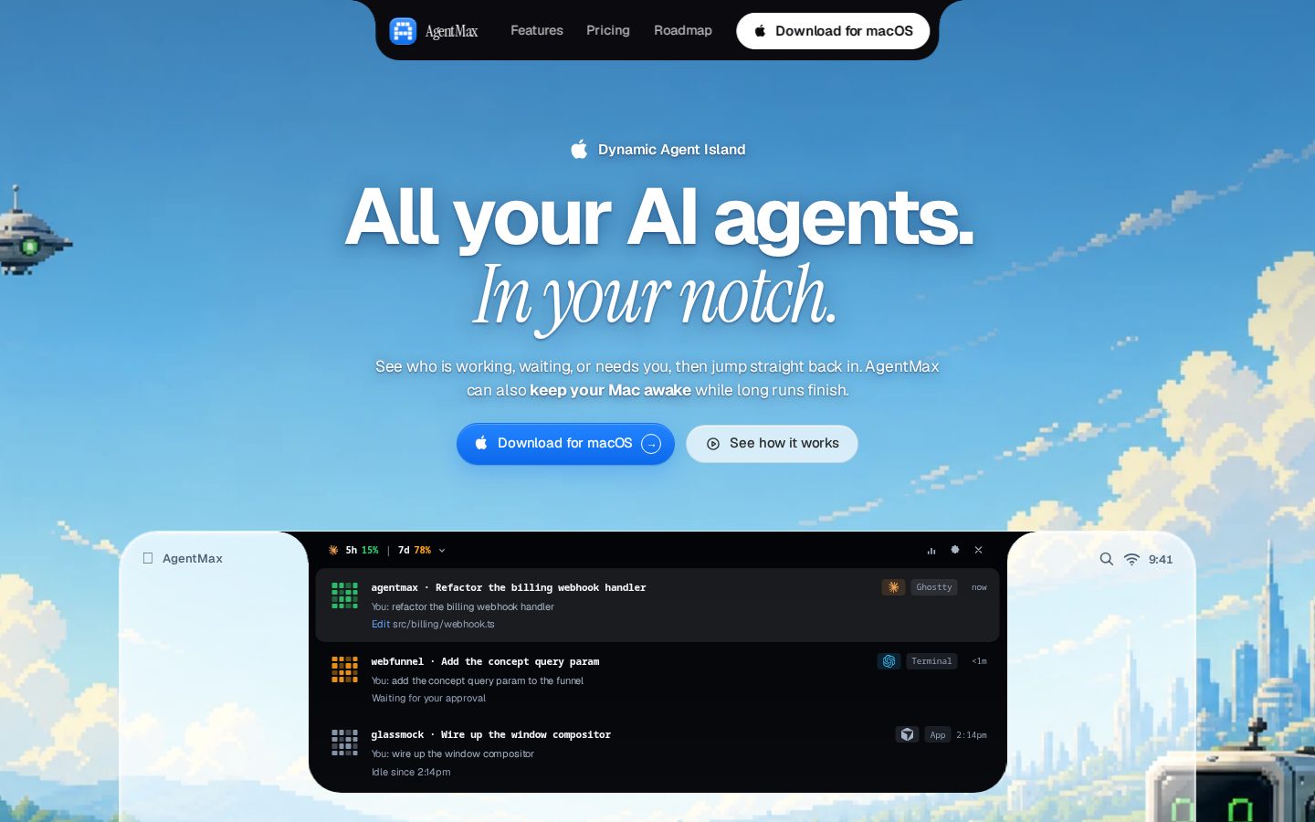 Agentmax Homepage