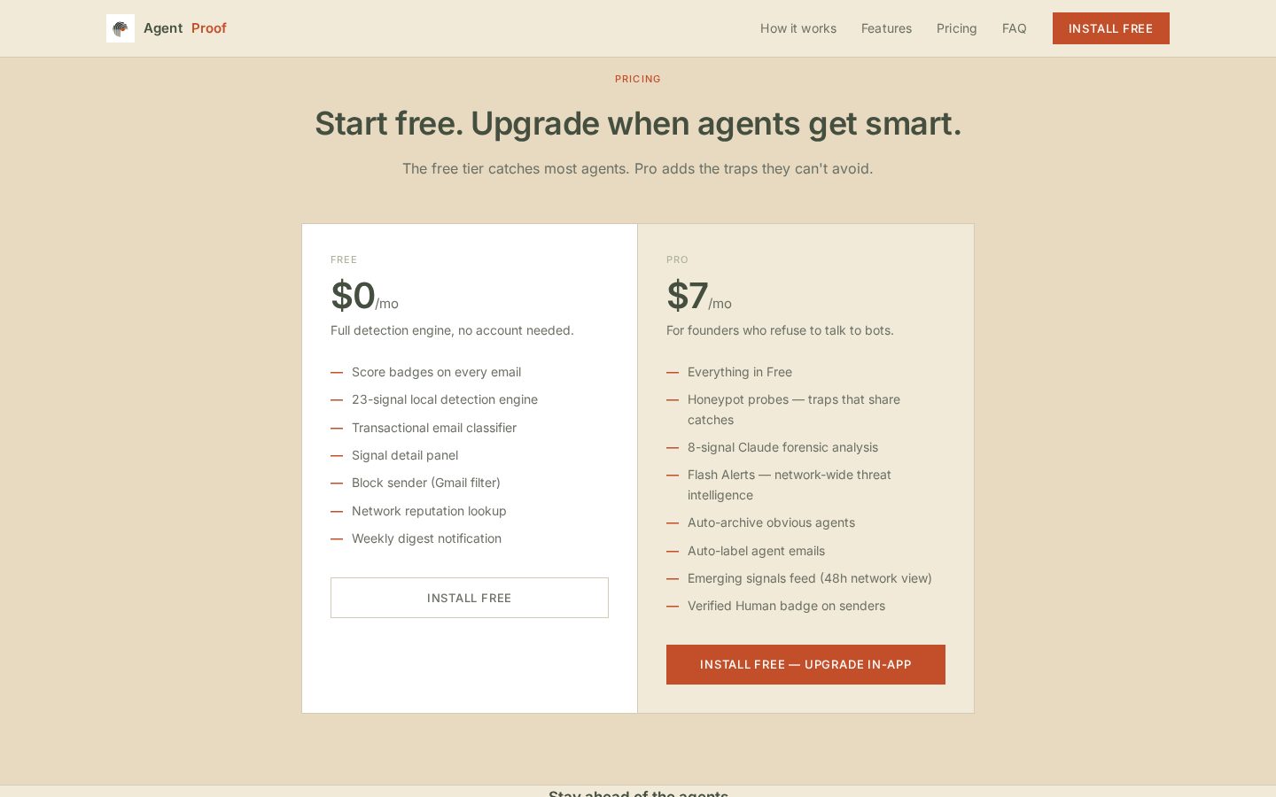 AgentProof Pricing
