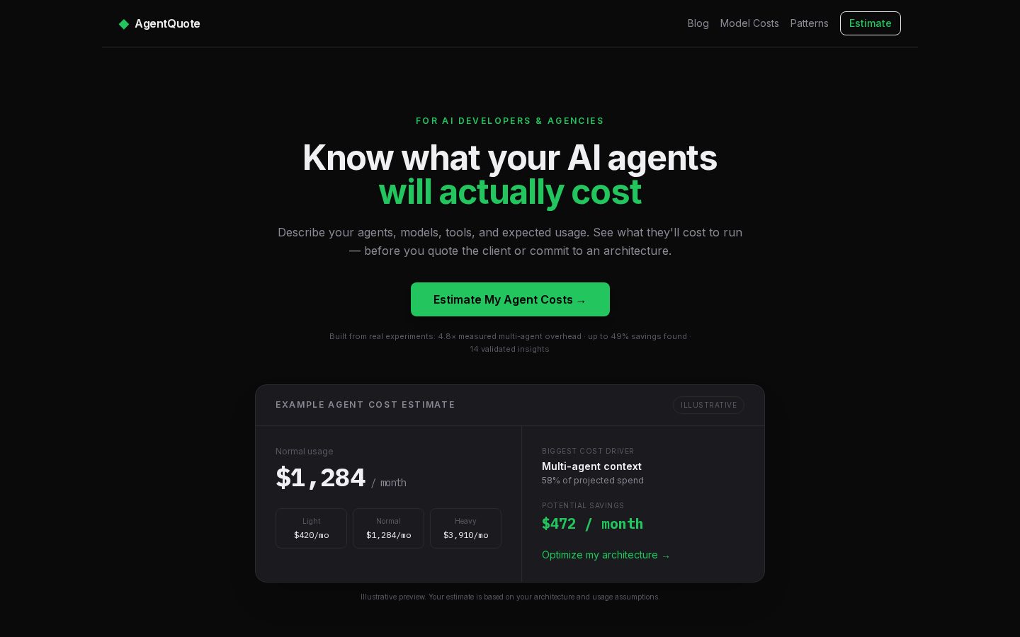 AgentQuote Homepage
