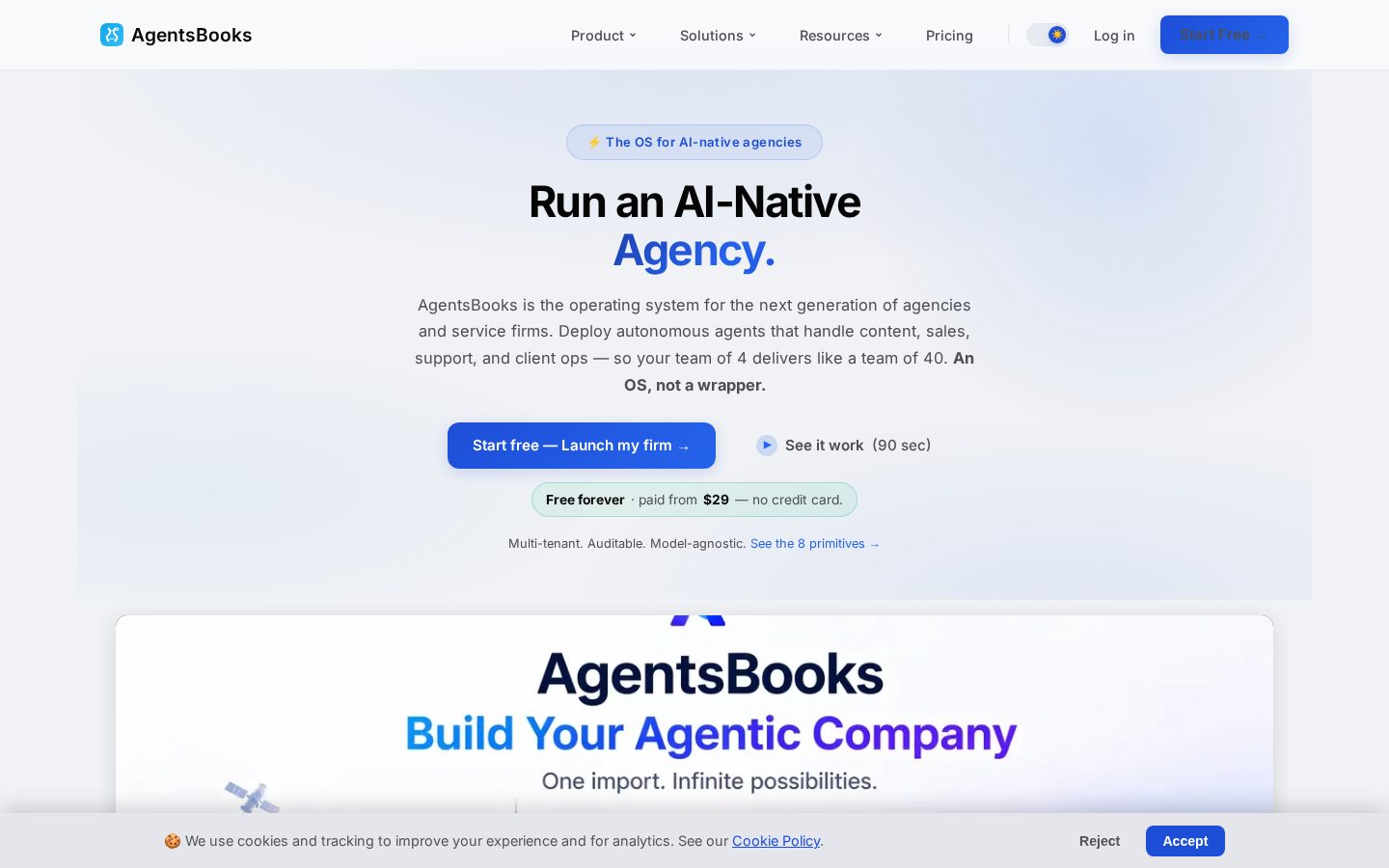 AgentsBooks Homepage