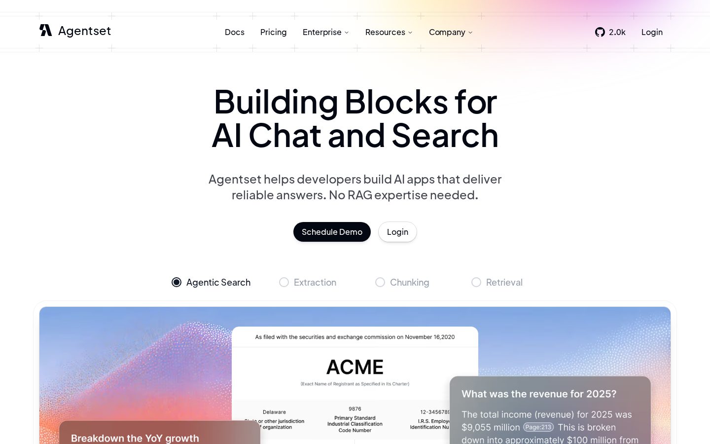 Agentset Homepage