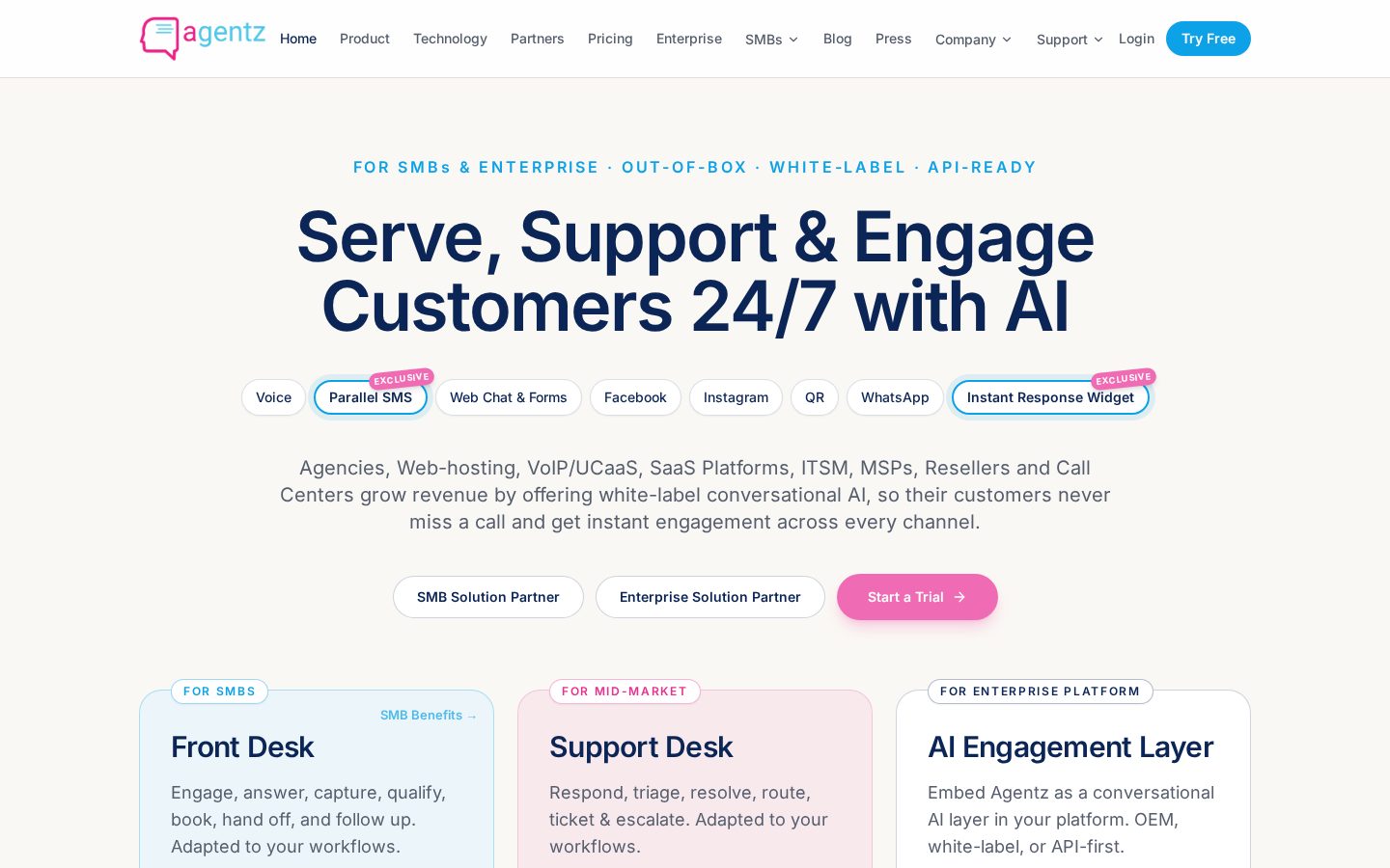 Agentz Homepage