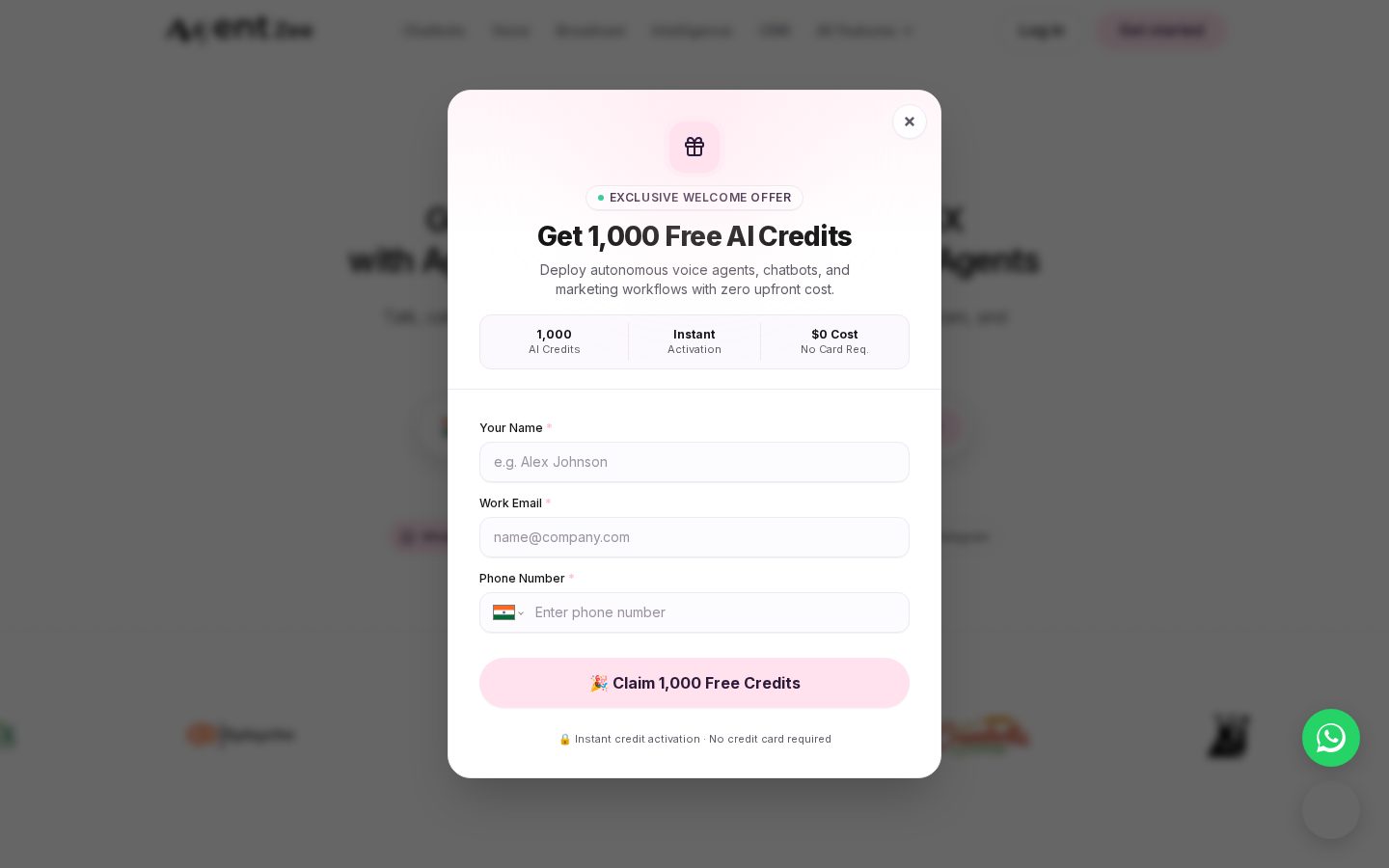 AgentZee Homepage