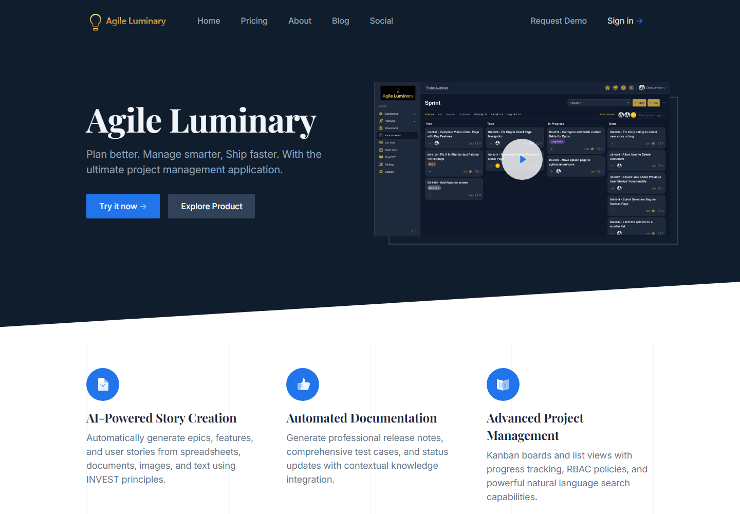 Agile Luminary pricing