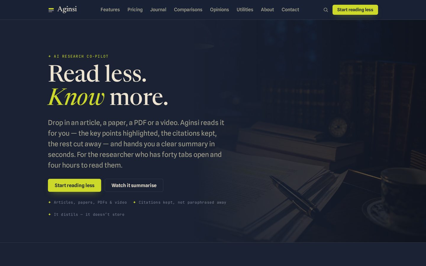 Aginsi Homepage