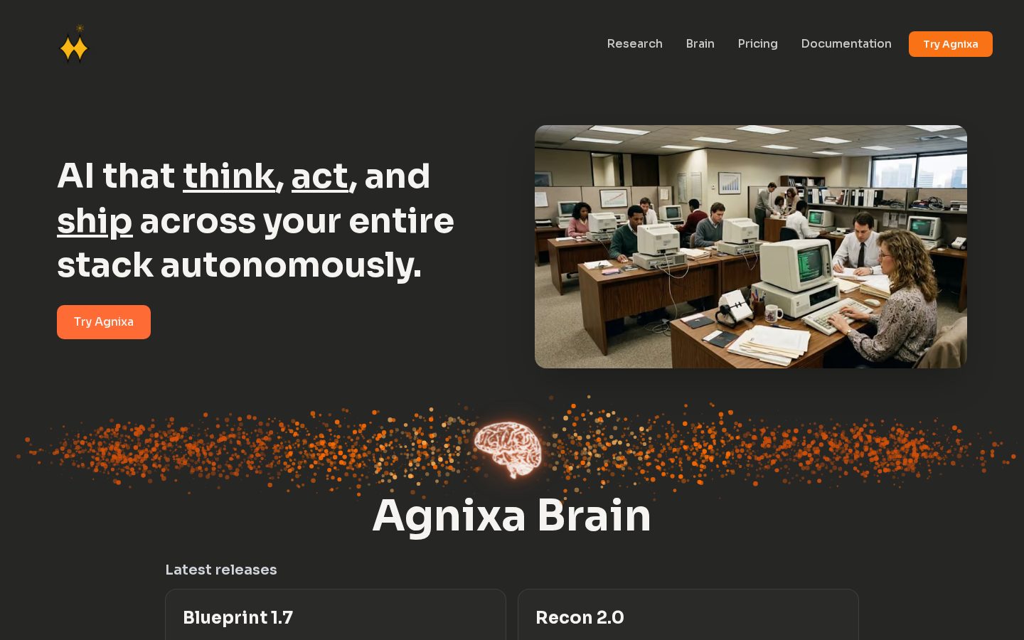 Agnixa Homepage