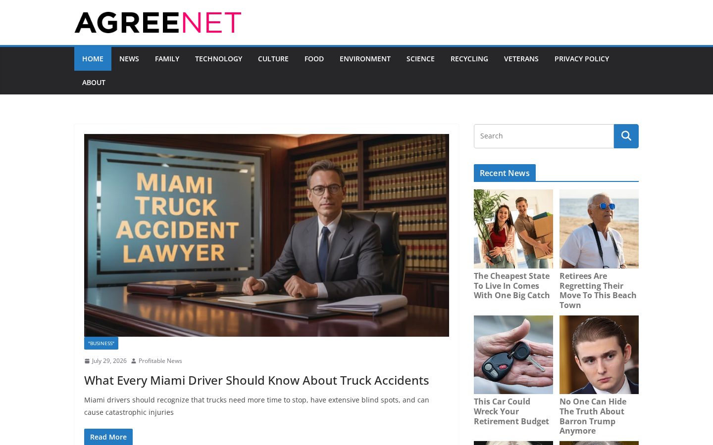 Agree Homepage