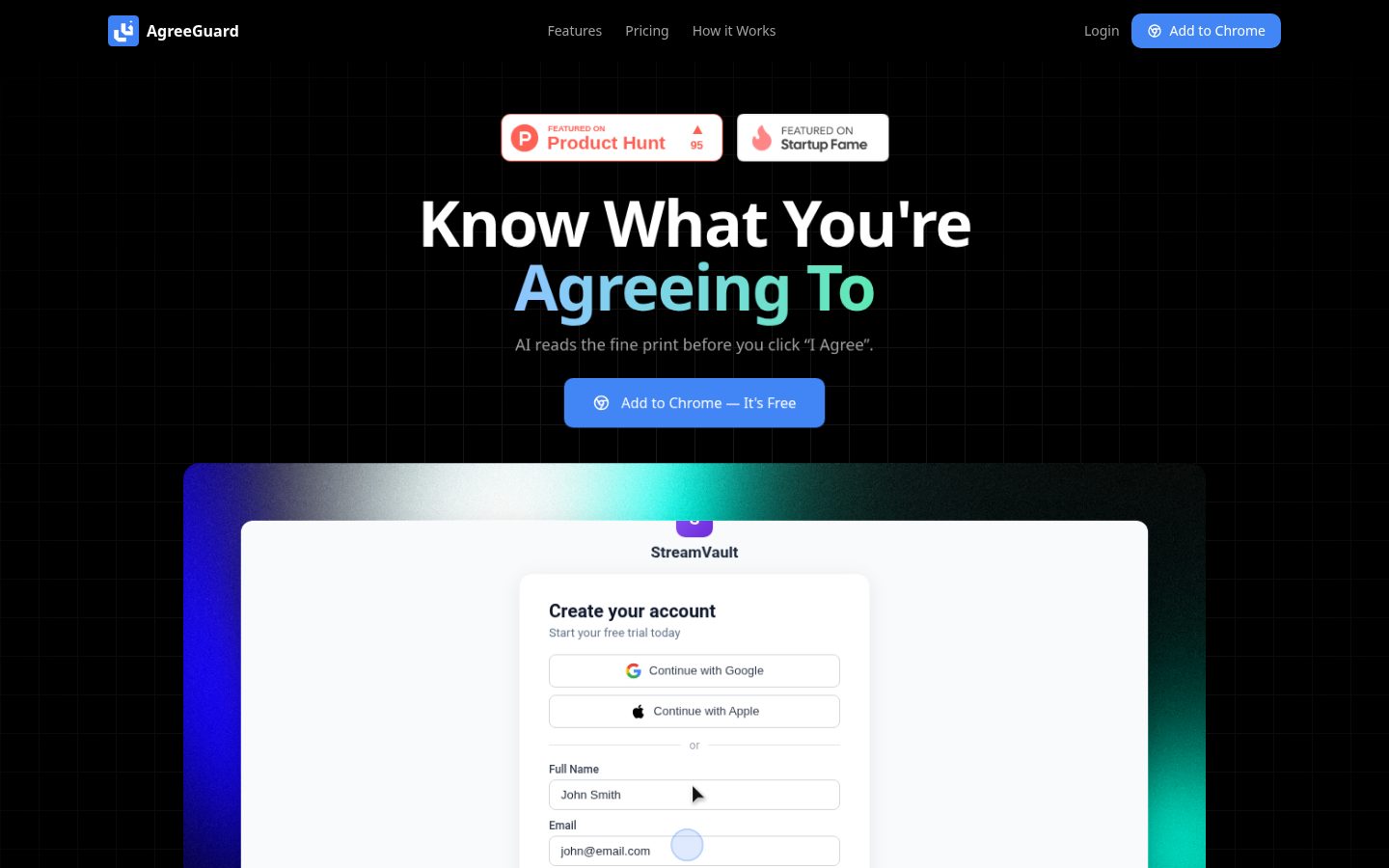 AgreeGuard Homepage