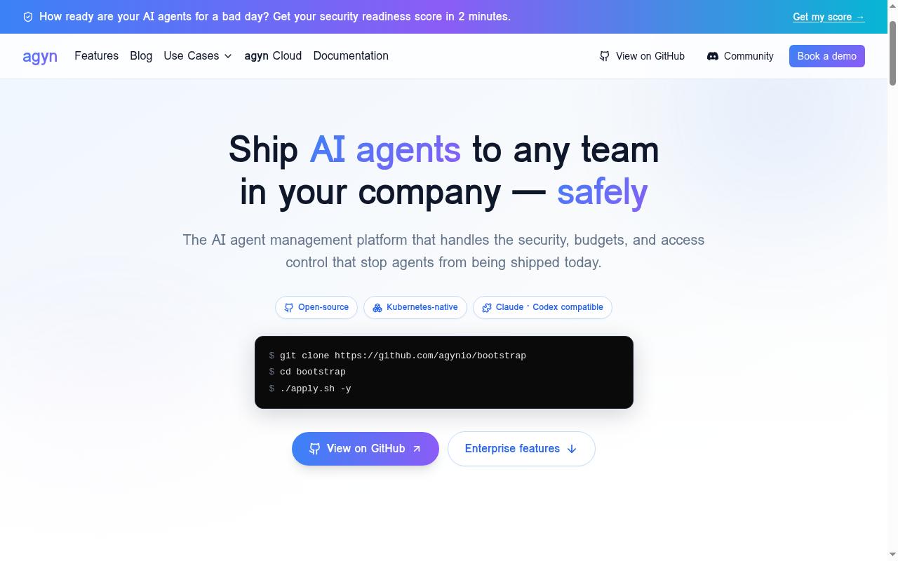 Agyn Homepage
