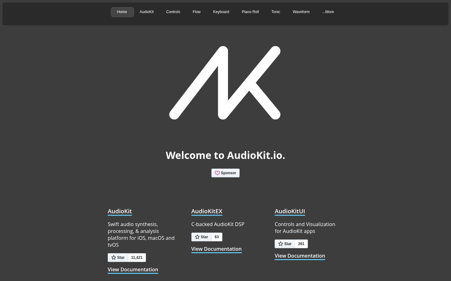 AI Audio Kit Homepage