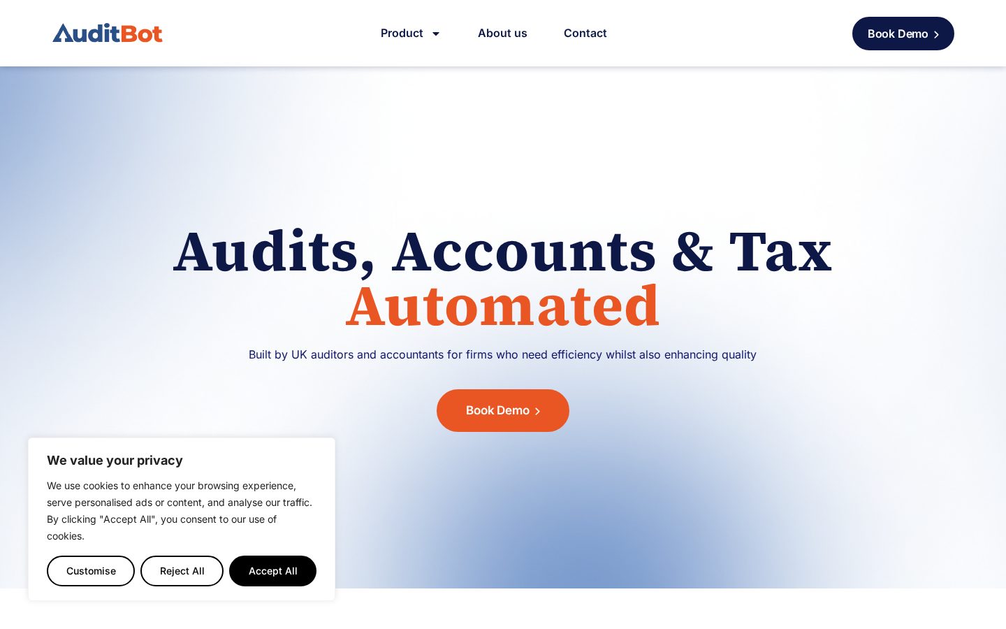 Ai Audit Bot Homepage