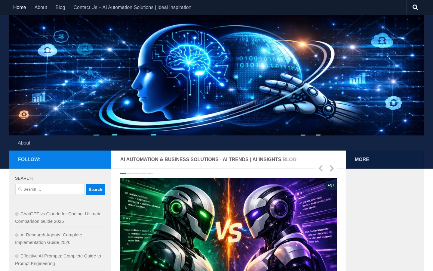 AI Automation & Business Solutions Homepage