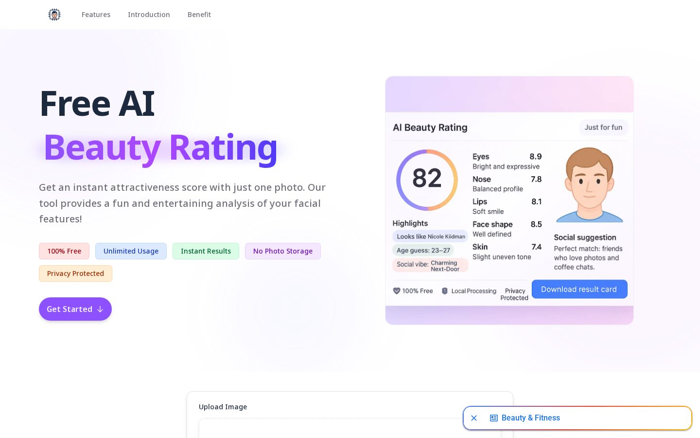AI Beauty Rating Pricing