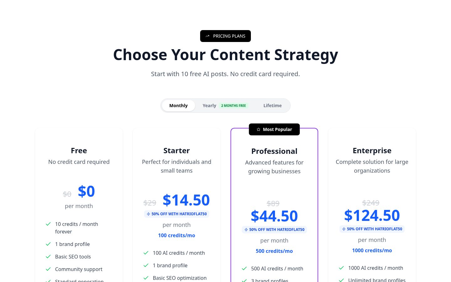 AI Blog Automation Platform Pricing