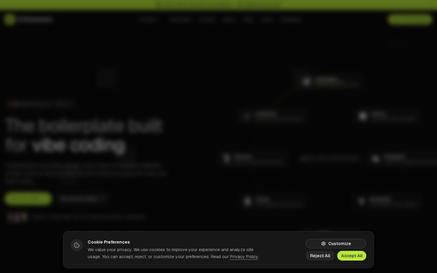 AI Boilerplate Homepage