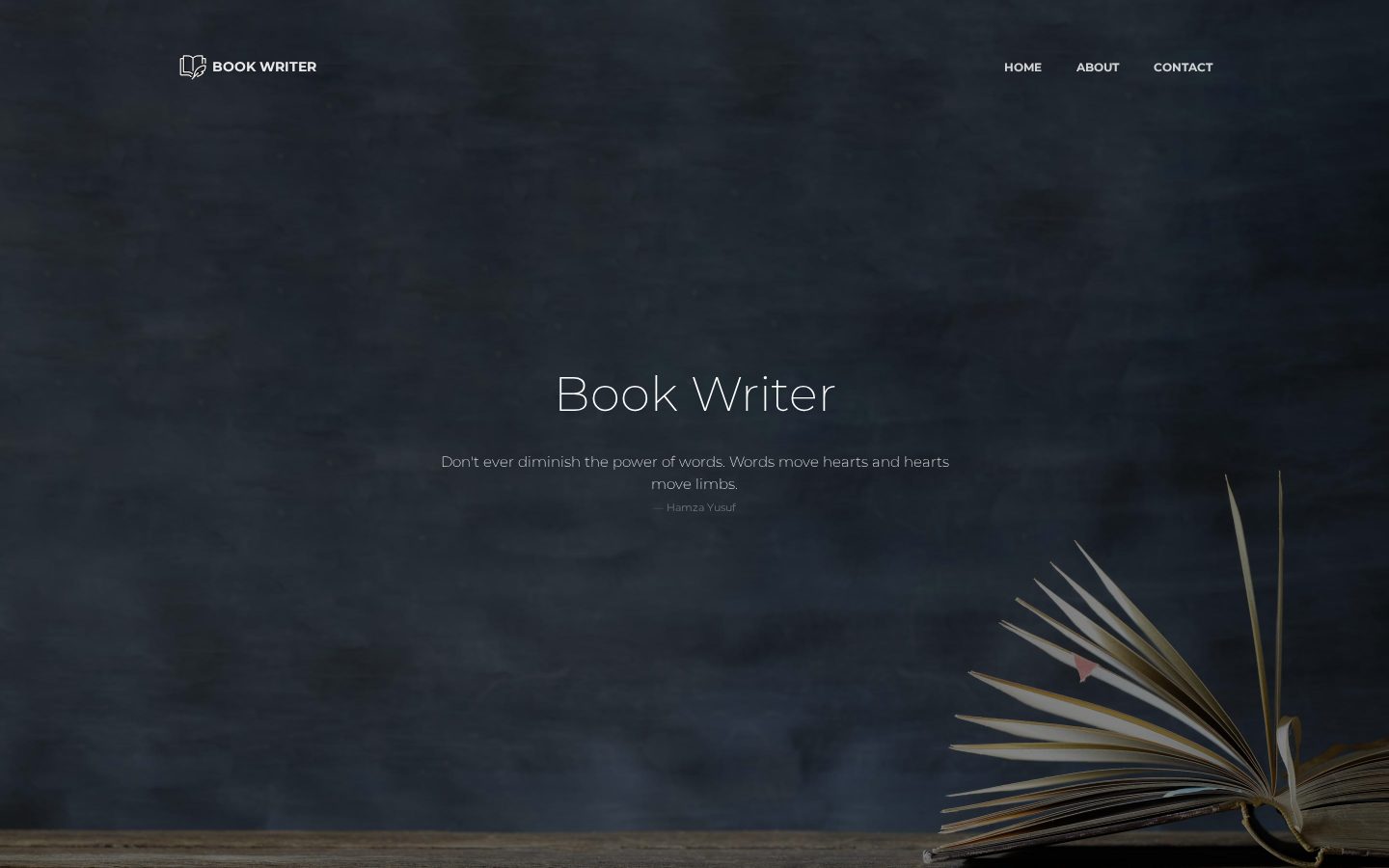 AI Book Writer Homepage