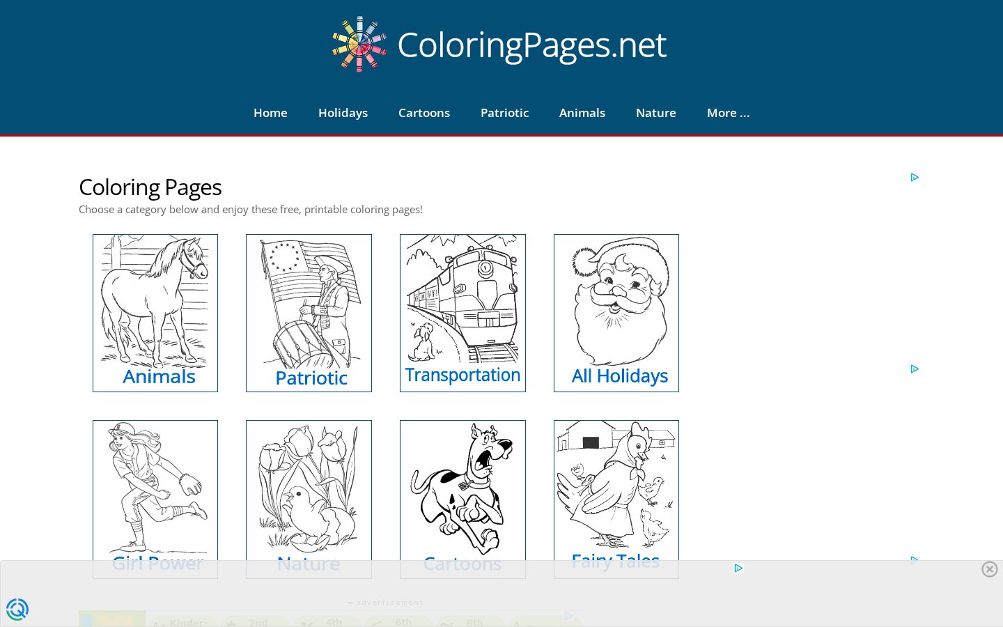 AI Coloring Pages Homepage