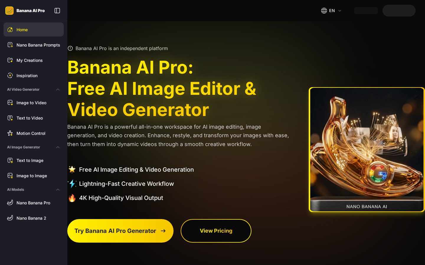 AI Dance Video Generator Homepage