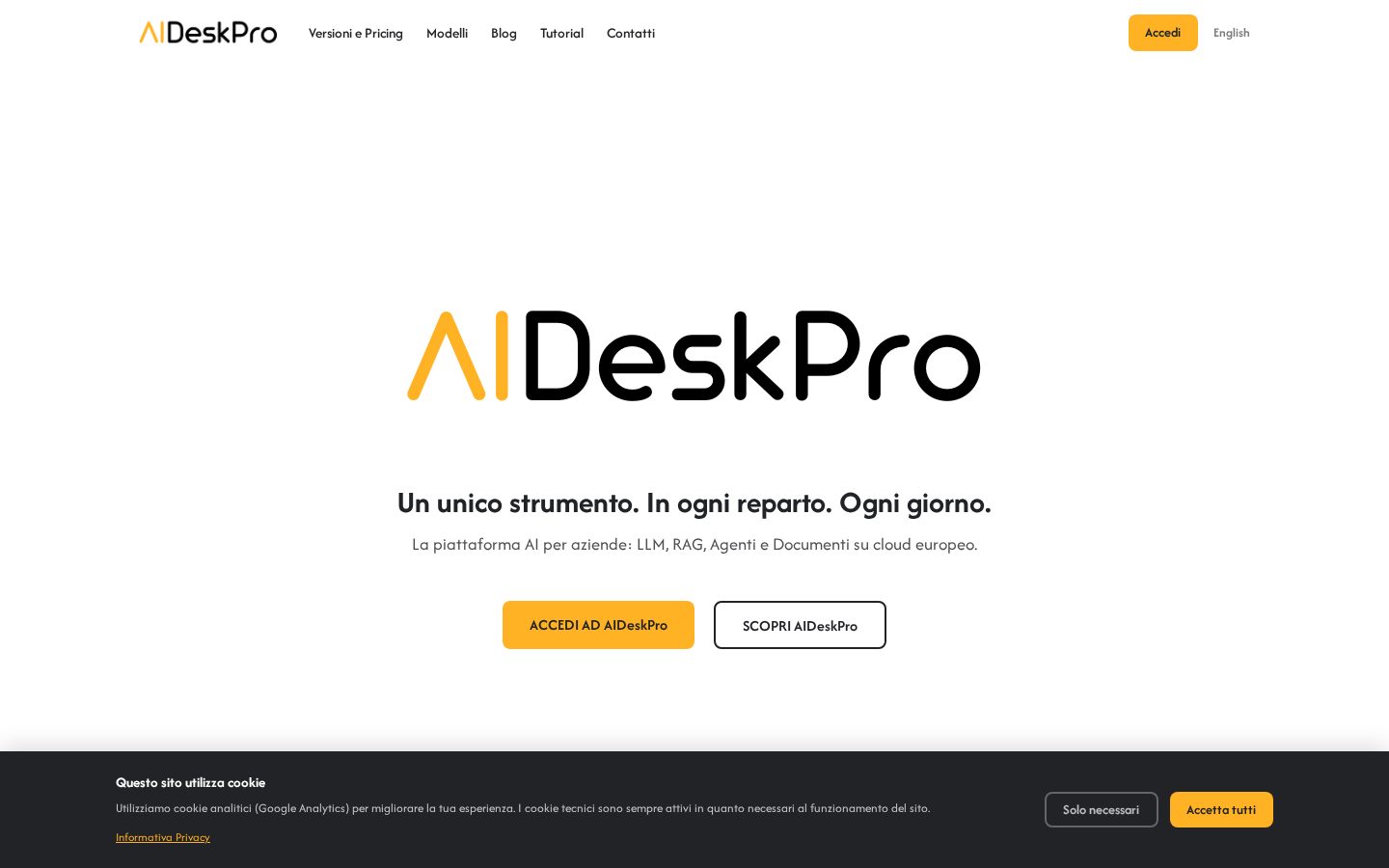 Ai Desk Pro Homepage