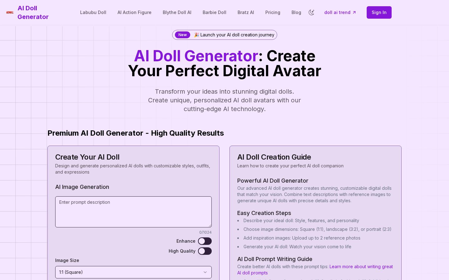 Ai doll Homepage
