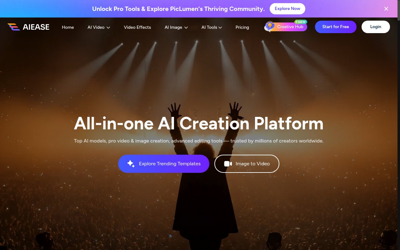 AI Ease homepage